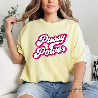 Pussy Power For Cat Lovers, LGBT And Feminists For Equality T-Shirt