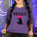 Feminist Resist Pussyhat Pink Hat Cat Lady T-Shirt Feminist Resist Pussyhat Pink Hat Cat Lady T-Shirt