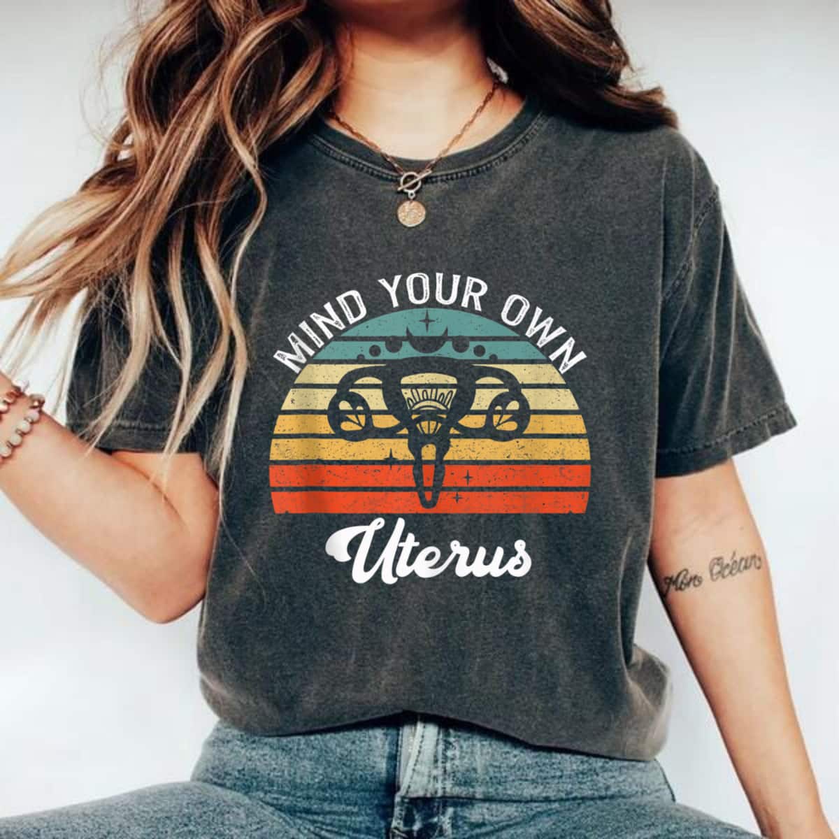Vintage Mind Your Own Uterus Feminist Pro Choice T-Shirt Vintage Mind Your Own Uterus Feminist Pro Choice T-Shirt