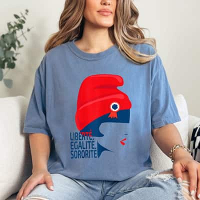 Liberty Equality Sisterhood Feminist Art T-Shirt