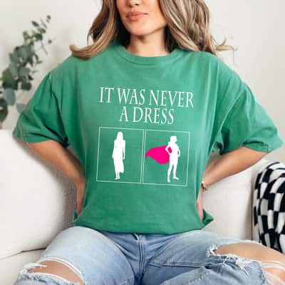 It Was Never A Dress Feminist Gift T-Shirt