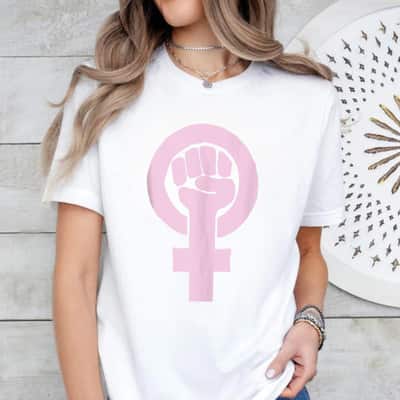 Feminist Fist Pink T-Shirt