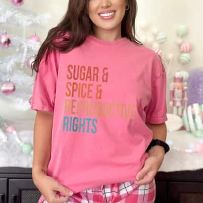Sugar Spice Reproductive Rights Feminist Vintage T-Shirt