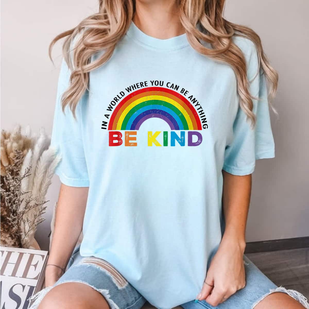 Retro Be Kind Rainbow LGBT LGBTQ Gay Lesbian Trans Pride T-Shirt Retro Be Kind Rainbow LGBT LGBTQ Gay Lesbian Trans Pride T-Shirt
