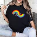 Pride In A World Be Kind LGBTQ Gay Rainbow LGBT Ally Flag T-Shirt Pride In A World Be Kind LGBTQ Gay Rainbow LGBT Ally Flag T-Shirt