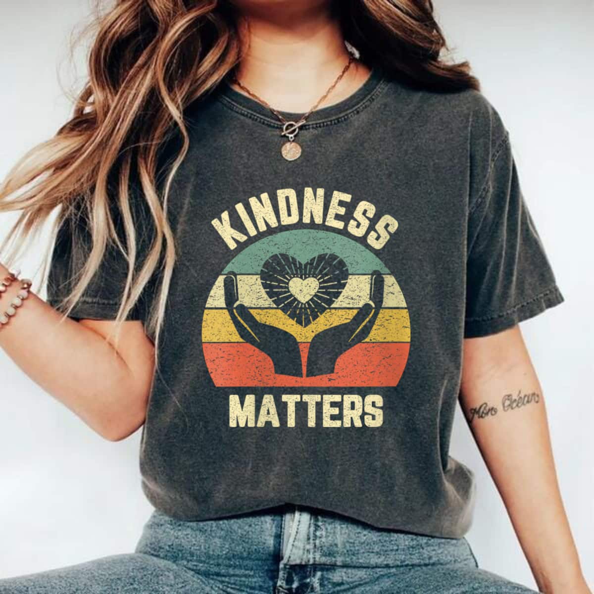 Womens Kindness Matters Be Kind Nice Good Human Kindness T-Shirt Womens Kindness Matters Be Kind Nice Good Human Kindness T-Shirt