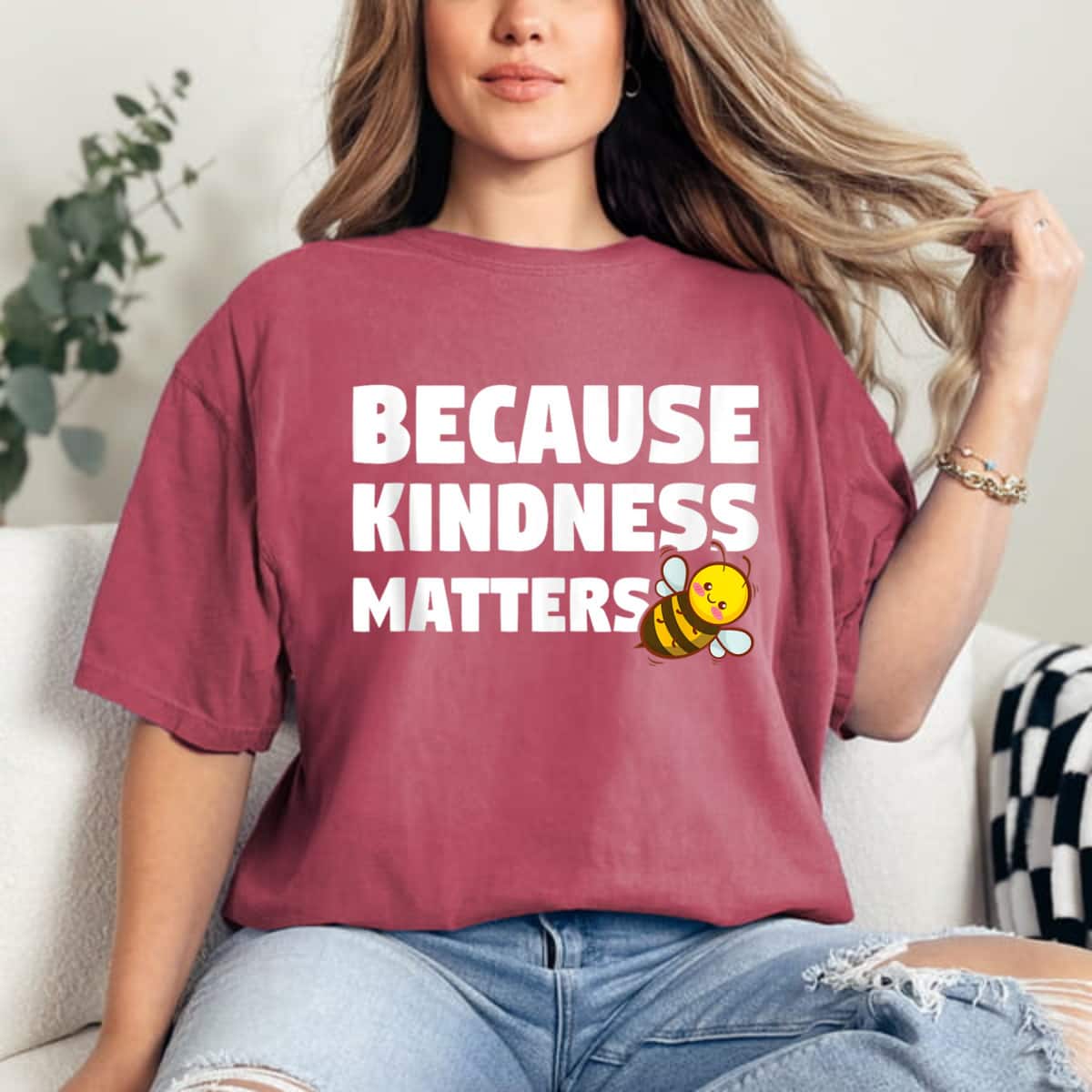 Girls Summer Because Kindness Is Cool Be Kind T-Shirt Girls Summer Because Kindness Is Cool Be Kind T-Shirt