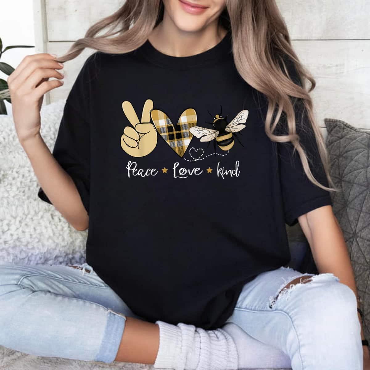 Peace, Love, Be Kind T-Shirt Peace, Love, Be Kind T-Shirt