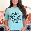 Be Kind Rewind Retro Nostalgia Sticker 80s 90s T-Shirt Be Kind Rewind Retro Nostalgia Sticker 80s 90s T-Shirt