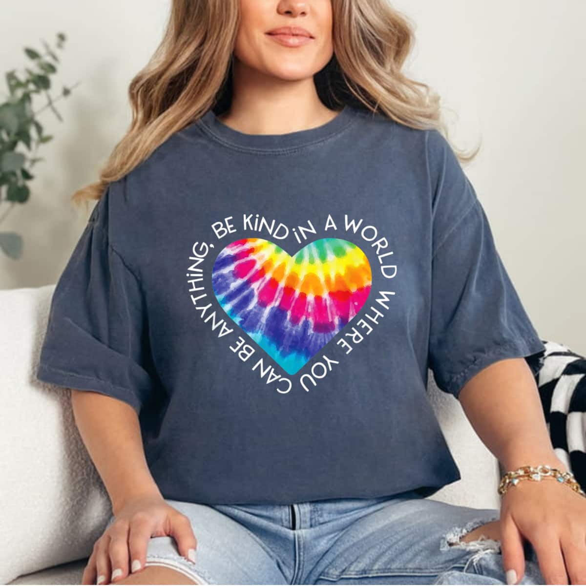 Be Kind Groovy Tie Dye Hippie Peace Gift Anti Bullying T-Shirt Be Kind Groovy Tie Dye Hippie Peace Gift Anti Bullying T-Shirt