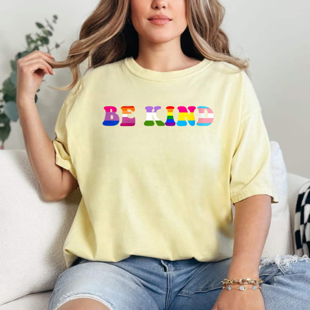 Womens Be Kind LGBT Flag Gay Les Pride Month Transgender Pansexual T-Shirt Womens Be Kind LGBT Flag Gay Les Pride Month Transgender Pansexual T-Shirt