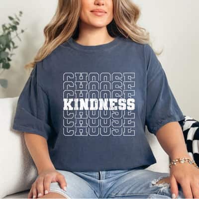 Kindness Quote Be Kind Typography Art T-Shirt