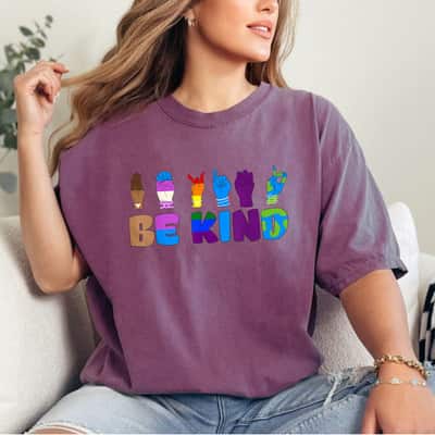 Be Kind Language BLM Racial Justice Social Equality T-Shirt