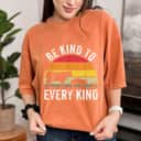 Vintage Vegetarian Be Kind To Every Kind Vegan T-Shirt