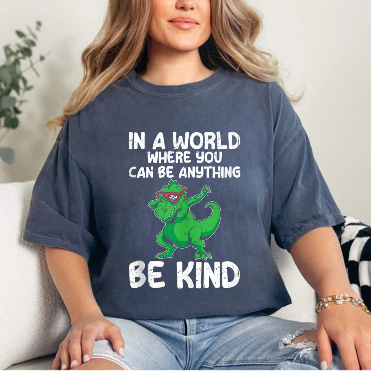 Boys Dino Kindness Can Be Anything Be Kind Kids T-Shirt Boys Dino Kindness Can Be Anything Be Kind Kids T-Shirt