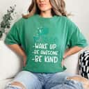 Boys Dino Kids Wake Up Be Awesome Be Kind Kindness T-Shirt Boys Dino Kids Wake Up Be Awesome Be Kind Kindness T-Shirt