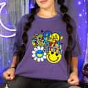 Be Kind Autism Awareness Positive Vibes Puzzle Mental Health T-Shirt