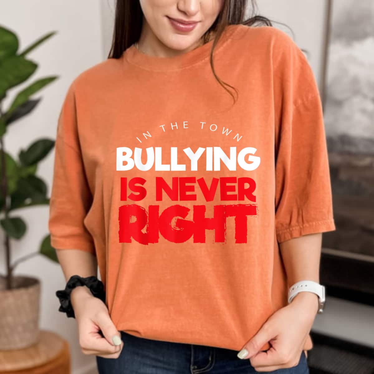 Anti Bullying Support Stop Bullying Is Never Right Unity Day T-Shirt Anti Bullying Support Stop Bullying Is Never Right Unity Day T-Shirt