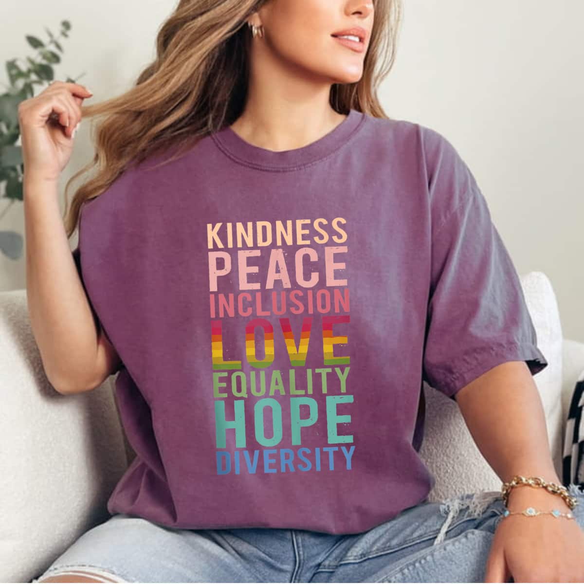 Spread Kindness Peace Love Hope Equality Diversity Inclusion T-Shirt Spread Kindness Peace Love Hope Equality Diversity Inclusion T-Shirt