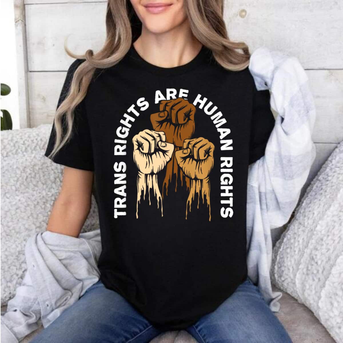 Trans Rights Human Rights LGBTQ Social Justice Pride T-Shirt Trans Rights Human Rights LGBTQ Social Justice Pride T-Shirt