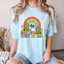 Equality Hurts No One Feminist Rainbow LGBT Human Rights T-Shirt
