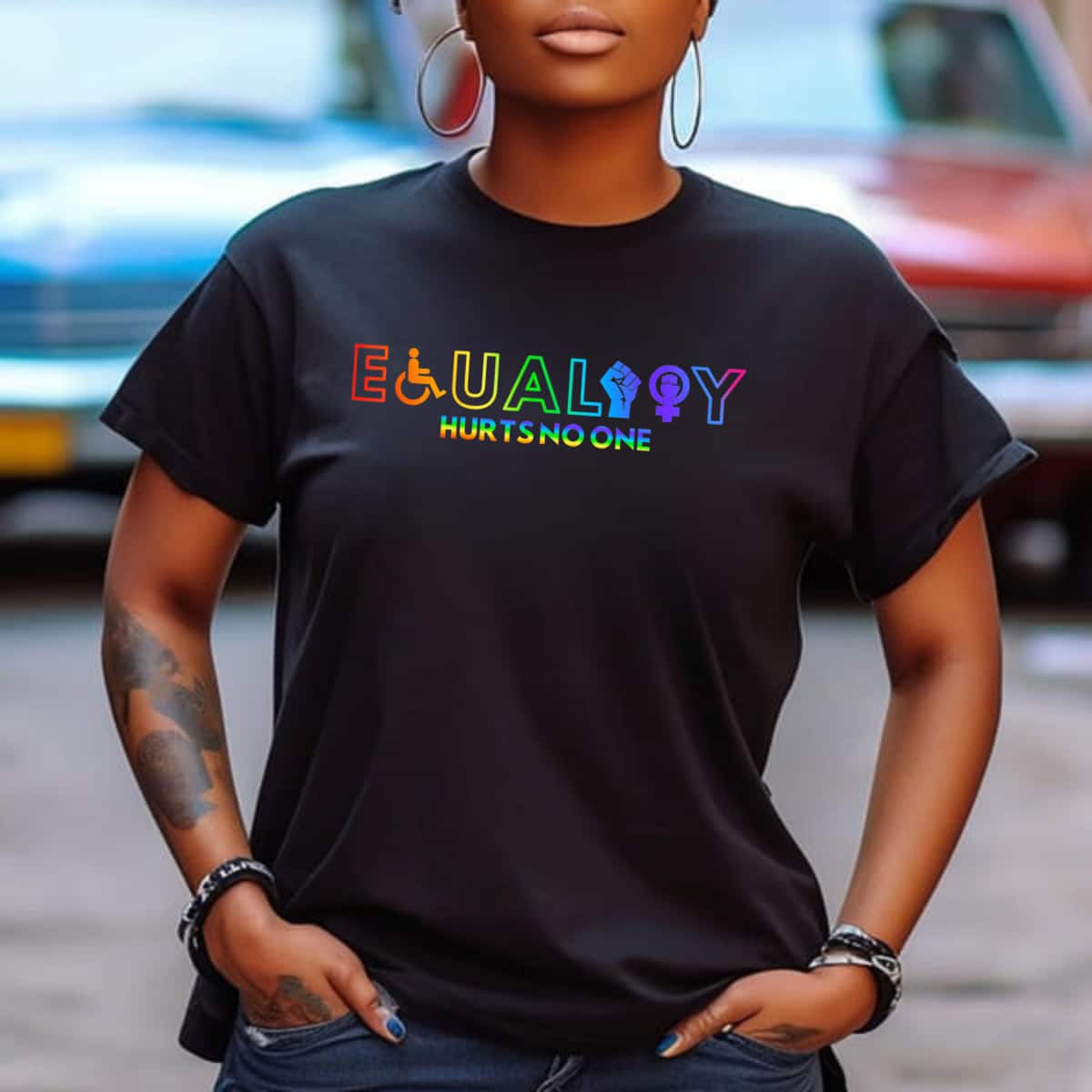 Equality Hurts No One LGBT Gay Pride Human Rights T-Shirt Equality Hurts No One LGBT Gay Pride Human Rights T-Shirt