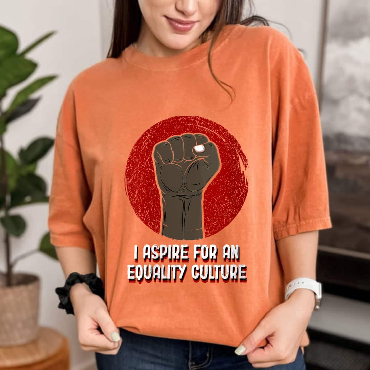 Womens I Aspire For An Equality Culture Social Justice T-Shirt Womens I Aspire For An Equality Culture Social Justice T-Shirt