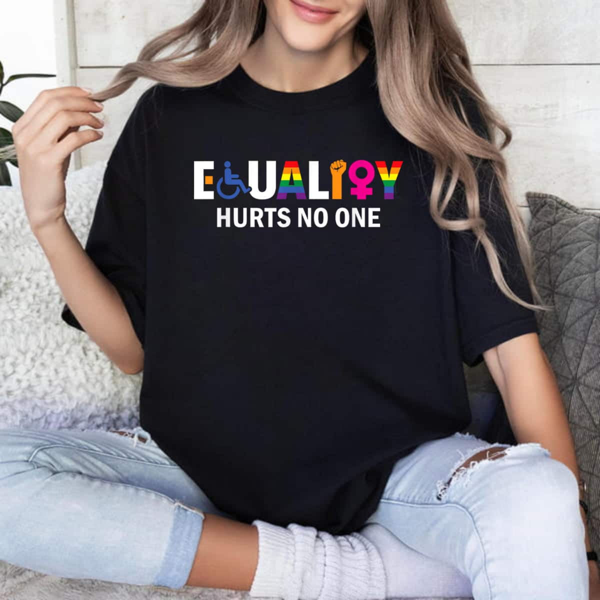 Equality Hurts No One Equality Human Rights Day T-Shirt Equality Hurts No One Equality Human Rights Day T-Shirt