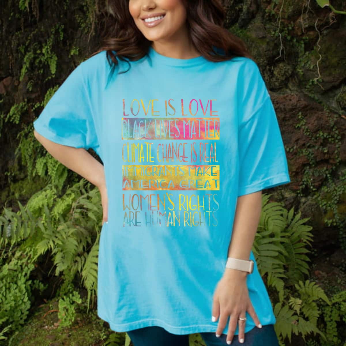 Love Is Love Black Lives Matter T-Shirt Equality Feminist Love Is Love Black Lives Matter T-Shirt Equality Feminist