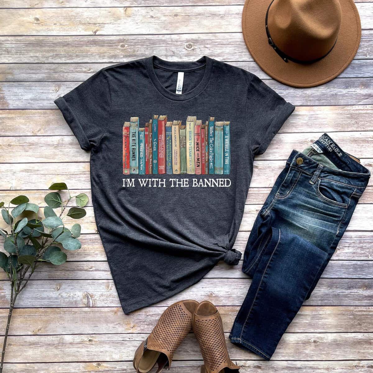 I'm With The Banned T-Shirt Gift Feminist I'm With The Banned T-Shirt Gift Feminist