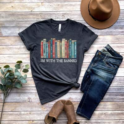 I'm With The Banned T-Shirt Gift Feminist I'm With The Banned T-Shirt Gift Feminist
