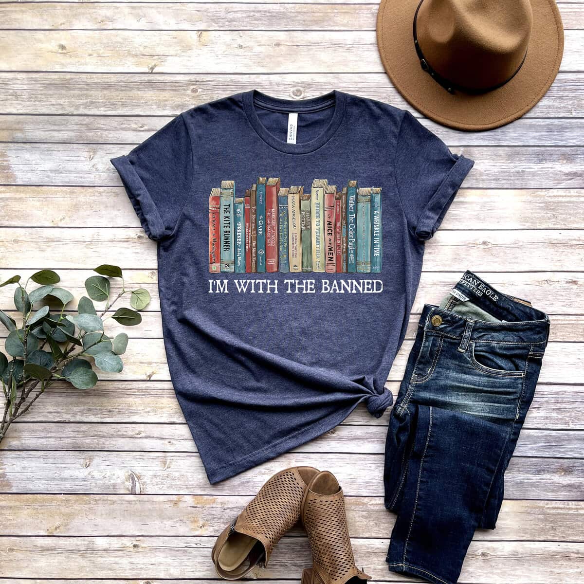 I'm With The Banned T-Shirt Gift Feminist