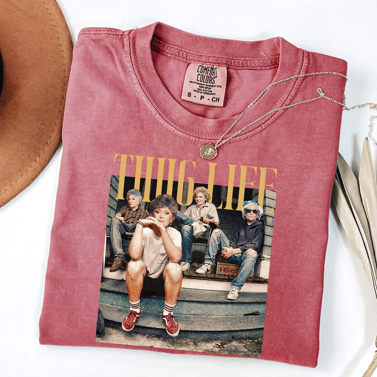 Thug Life T-Shirt Funny Feminism Gift Thug Life T-Shirt Funny Feminism Gift