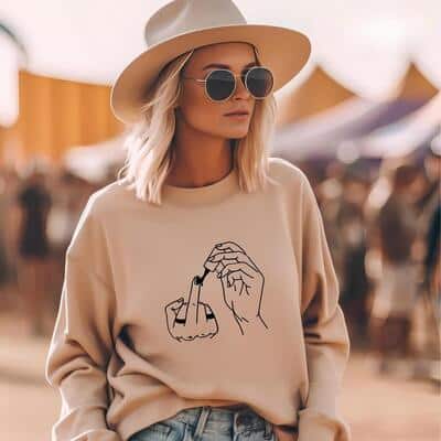 Funny Feminist Middle Finger T-Shirt
