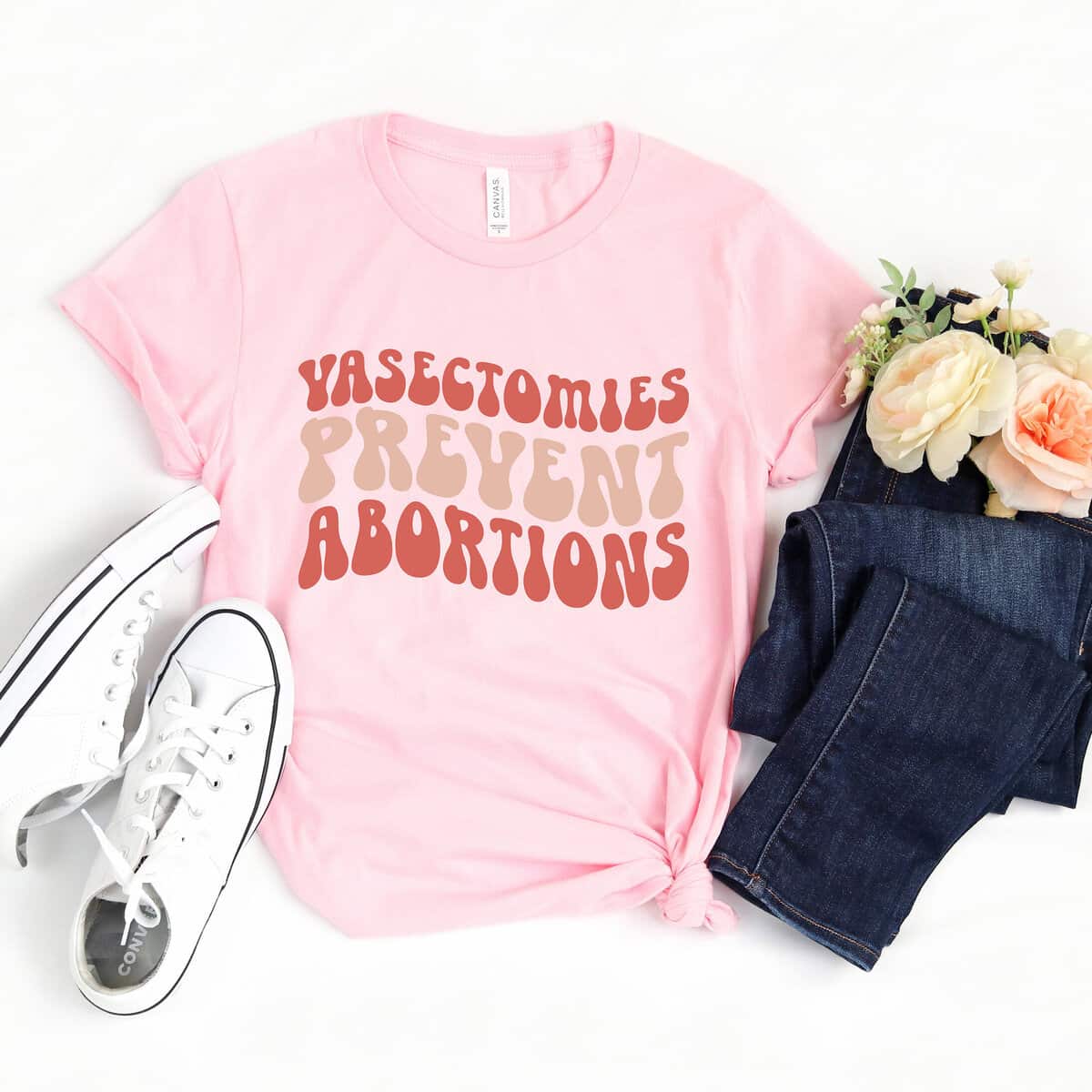 Vasectomies Prevent Abortion T-Shirt Feminism Gift