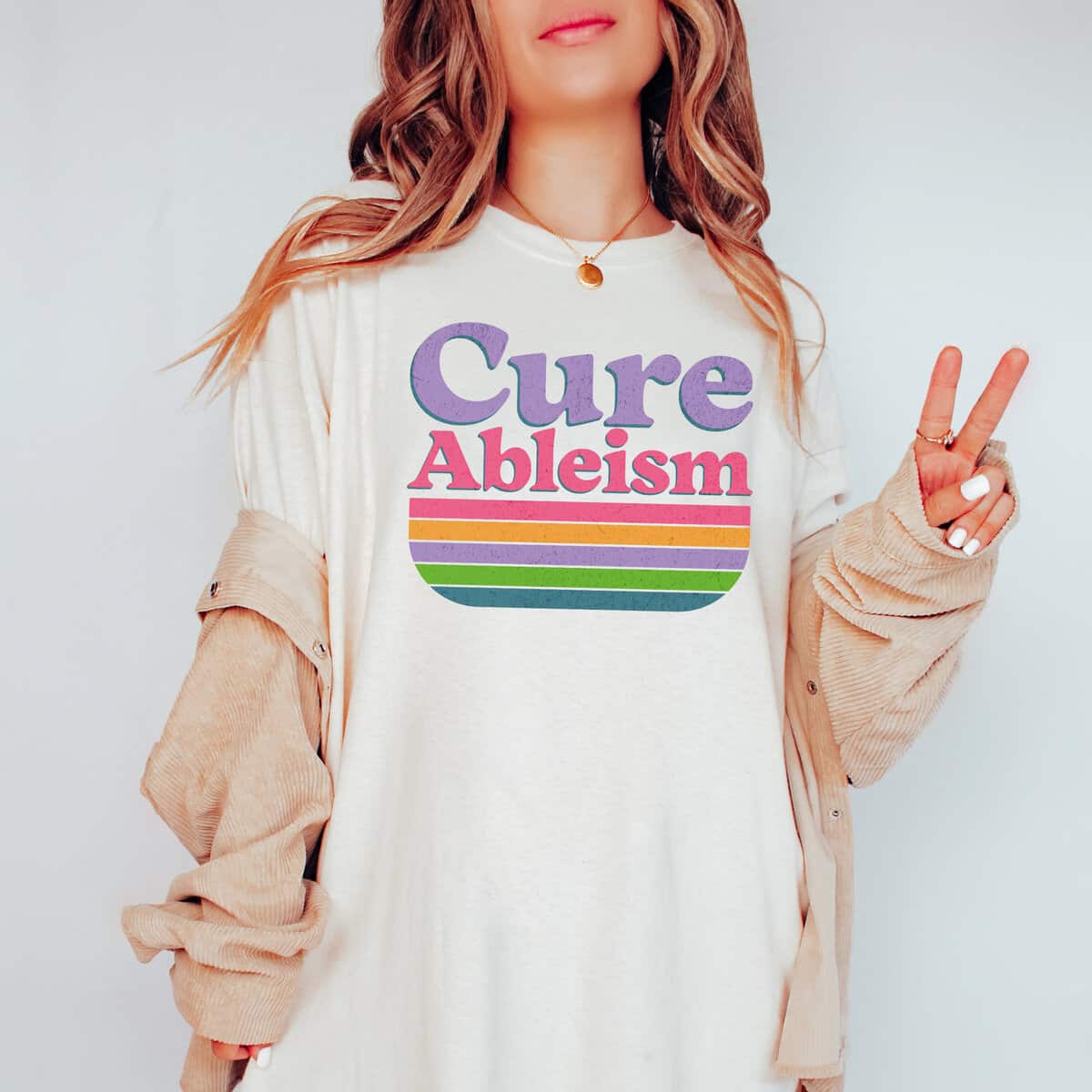 Cure Ableism T-Shirt Feminism Gift