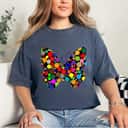 Colourful Butterfly International Dot Day T-Shirt