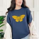 Yellow Butterfly Inspirational For Nature Lovers T-Shirt