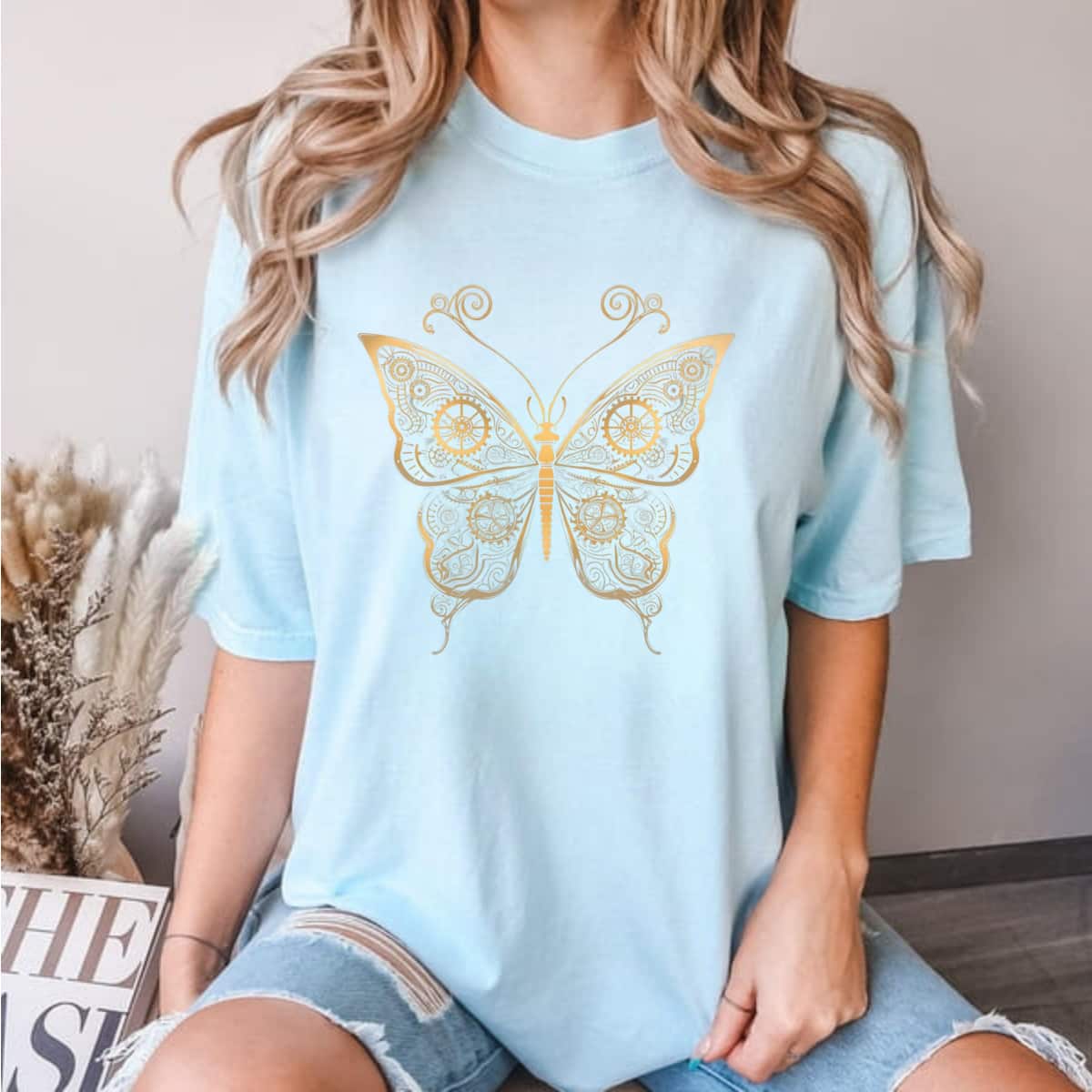 Butterfly Steampunk Gothic Art Goth Butterfly T-Shirt Butterfly Steampunk Gothic Art Goth Butterfly T-Shirt