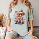 Cute Cottagecore Aesthetic Butterflies Mushrooms T-Shirt Cute Cottagecore Aesthetic Butterflies Mushrooms T-Shirt