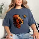 Lion Head Lion Butterfly T-Shirt Lion Head Lion Butterfly T-Shirt