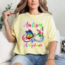 Autism Awareness Red Instead Infinity Acceptance Butterfly T-Shirt Autism Awareness Red Instead Infinity Acceptance Butterfly T-Shirt
