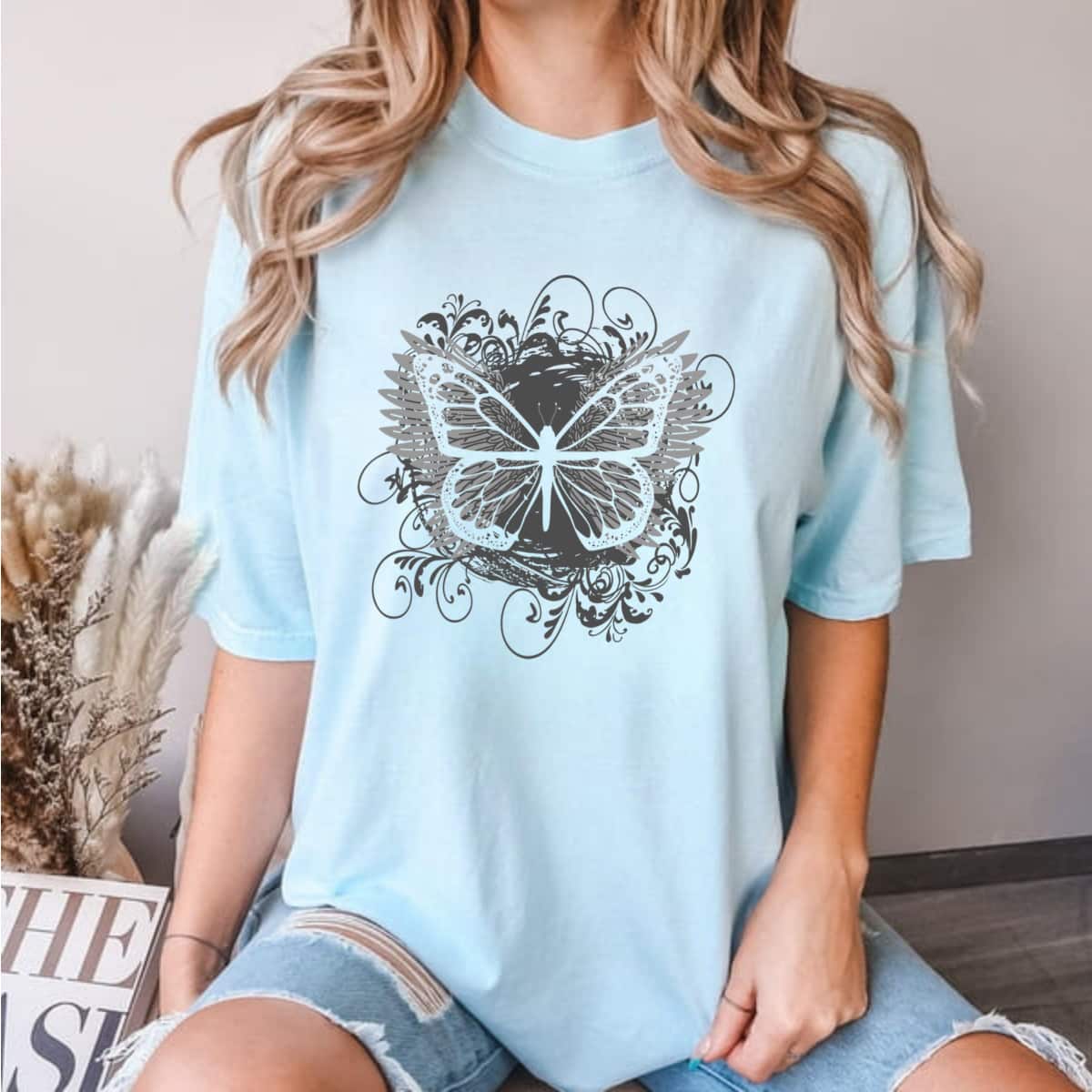 Fairy Wings Butterfly Alt Grunge T-Shirt Fairy Wings Butterfly Alt Grunge T-Shirt