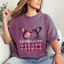 In October We Wear Pink Butterfly T-Shirt