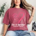 I'm A Survivor Breast Cancer Awareness Butterfly T-Shirt