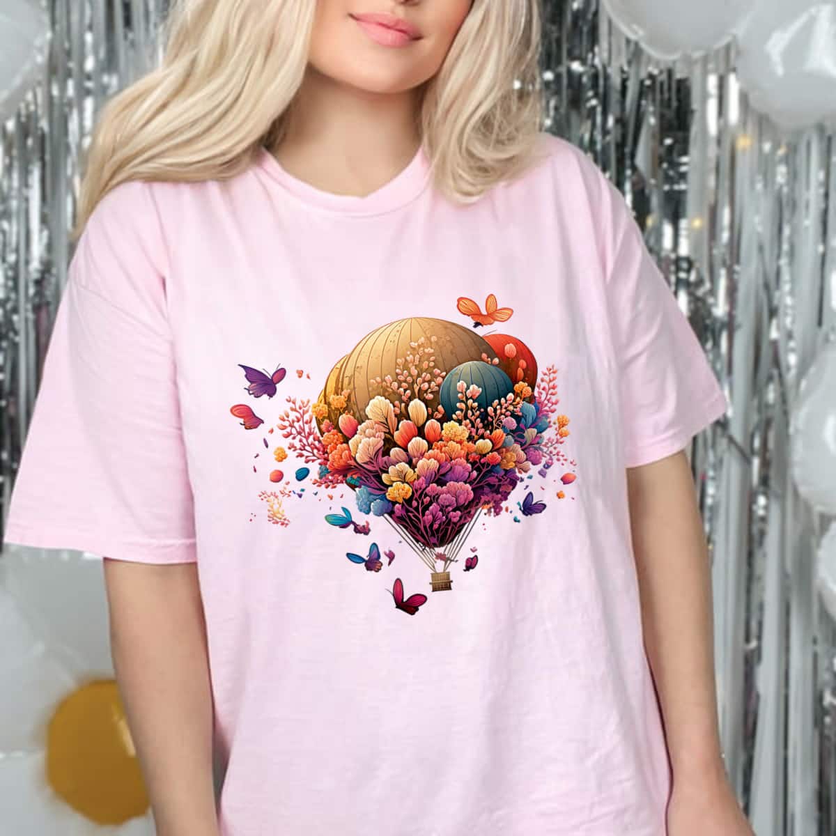 Cute Cottagecore Floral Butterfly Aesthetic Girls Graphic T-Shirt Cute Cottagecore Floral Butterfly Aesthetic Girls Graphic T-Shirt