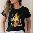 Butterfly Gnome Quilting Sewing T-Shirt Butterfly Gnome Quilting Sewing T-Shirt