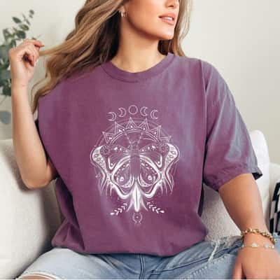 Moon And Butterfly T-Shirt