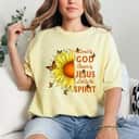 Loved By God Chosen By Jesus Sunflower And Butterfly T-Shirt Loved By God Chosen By Jesus Sunflower And Butterfly T-Shirt