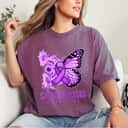 Butterfly Ribbon Sarcoidosis Awareness Support T-Shirt Butterfly Ribbon Sarcoidosis Awareness Support T-Shirt